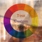 Autocollant Pour Fenêtre Roue couleur (Feuille 2)