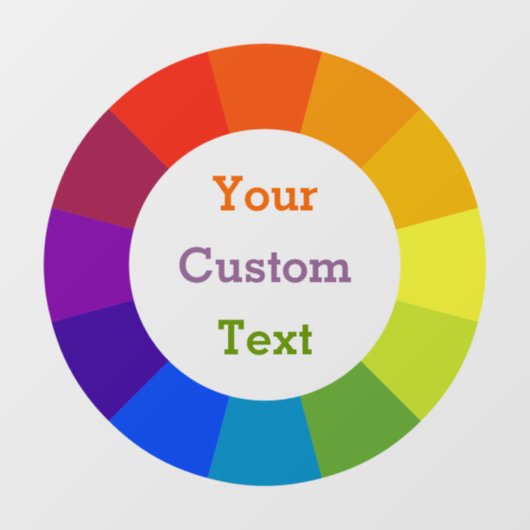 Autocollant Pour Fenêtre Roue couleur (Feuille)