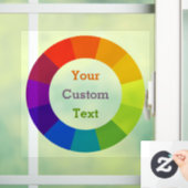 Autocollant Pour Fenêtre Roue couleur (Maison)