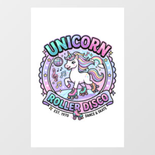 Autocollant Pour Fenêtre Roulis de licorne Disco POD Prêt Marketplace Artwo