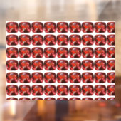 Autocollant Pour Fenêtre Ruby Gemstone Red (Feuille 2)