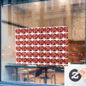 Autocollant Pour Fenêtre Ruby Gemstone Red (Fenêtre de café)