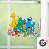 Autocollant Pour Fenêtre Rue Sésame | Noël (Maison)