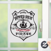 Autocollant Pour Fenêtre Rum épicé Pirate Boisson Thunder_Cove  (Maison)