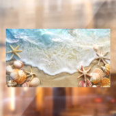 Autocollant Pour Fenêtre Sable et mer (Feuille 2)