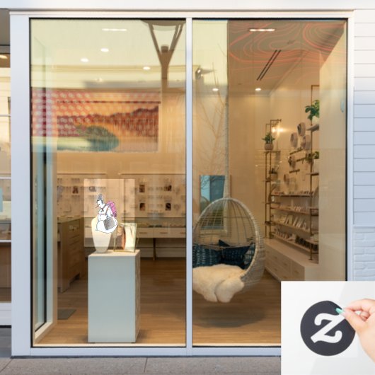 Autocollant Pour Fenêtre Sac à dos Snowman auto opaque fenêtre clouer (Vitrine du magasin)