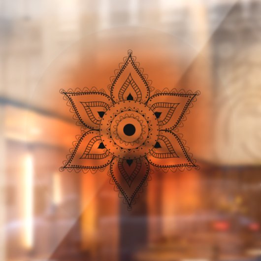 Autocollant Pour Fenêtre Sacral Chakra (Feuille 2)