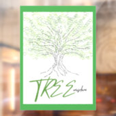 Autocollant Pour Fenêtre Sagesse de l'arbre (Feuille 2)