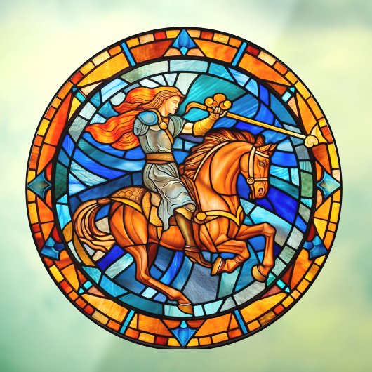 Autocollant Pour Fenêtre Sagittarius SIGNE Zodiaque Faux Verre Trait (Feuille 3)