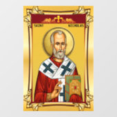 Autocollant Pour Fenêtre Saint Nicholas (Feuille)