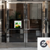 Autocollant Pour Fenêtre Saint Patrick's Day (Porte de bureau)