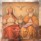 Autocollant Pour Fenêtre Sainte Trinité (Feuille 2)