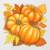 Autocollant Pour Fenêtre Saison d'automne Halloween Citrouille Motif (Feuille)