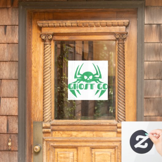 Autocollant Pour Fenêtre Saison Éffrayante de Ghost Go (Porte d'accueil)