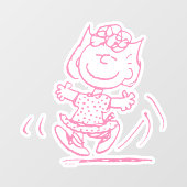 Autocollant Pour Fenêtre Sally Brown Dancing (Feuille)