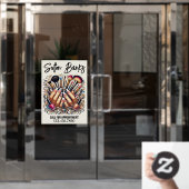 Autocollant Pour Fenêtre Salon (Porte de bureau)