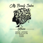 Autocollant Pour Fenêtre Salon de beauté (Feuille 3)