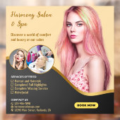 Autocollant Pour Fenêtre Salon de coiffure personnalisé Spa Coupe Teinture  (Feuille 2)