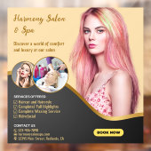 Autocollant Pour Fenêtre Salon de coiffure personnalisé Spa Coupe Teinture  (Feuille 2)