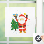 Autocollant Pour Fenêtre Santa Claus (Maison)