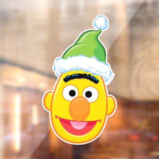 Autocollant Pour Fenêtre Santa Hat Bert (Feuille 2)