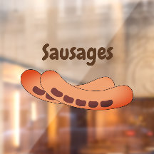 Saucisses signe drôle avec texte personnalisable