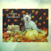 Autocollant Pour Fenêtre Savannah's Fall / Automne / Halloween Cat Party (Feuille 3)