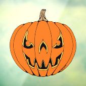 Autocollant Pour Fenêtre Scandale Jack-o'-Lantern Halloween Design (Feuille 3)