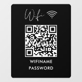 Autocollant Pour Fenêtre Scanner pour connecter le code QR du mot de passe (Feuille)