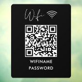 Autocollant Pour Fenêtre Scanner pour connecter le code QR du mot de passe (Feuille 3)