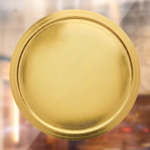 Autocollant Pour Fenêtre Sceau de feuille d'or 3D Médaille d'excellence élé