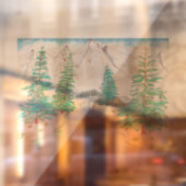 Autocollant Pour Fenêtre Scène hivernale (Feuille 2)