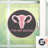 Autocollant Pour Fenêtre SCOTUS Interdiction de l'avortement (Maison)
