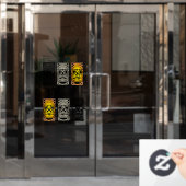 Autocollant Pour Fenêtre Sculptures Triple Tiki Thunder_Cove (Porte de bureau)