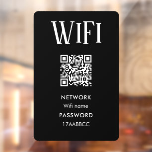 Autocollant Pour Fenêtre Se connecter au Wifi Scanner pour connecter le m