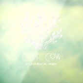 Autocollant Pour Fenêtre Sea Coral Silhouette (Feuille 3)