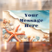 Autocollant Pour Fenêtre Seashore Bliss Beach Party (Feuille 2)