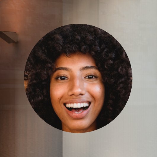 Autocollant Pour Fenêtre Selfie | Votre visage Photo Fun Bachelorette Party