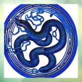 Autocollant Pour Fenêtre Serpent d'eau (Feuille 3)