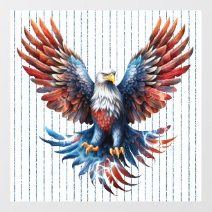 Autocollant Pour Fenêtre Serrure de fenêtre d'aigle patriotique