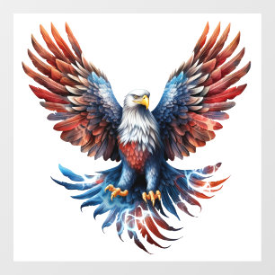Autocollant Pour Fenêtre Serrure de fenêtre d'aigle patriotique