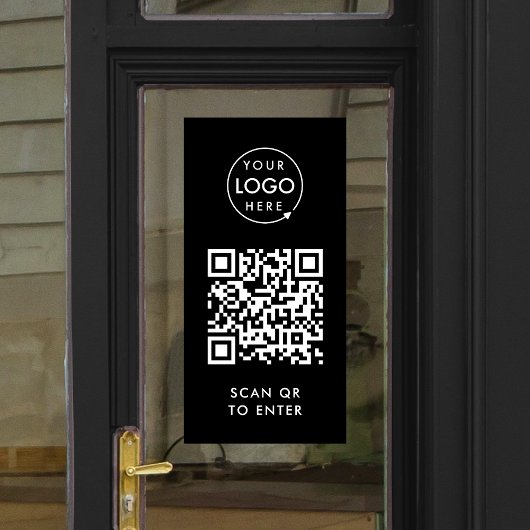 Autocollant Pour Fenêtre Serrure de porte de contrôle d'accès | Code QR Log
