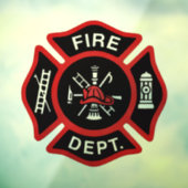 Autocollant Pour Fenêtre Service des incendies Croix-Rouge maltaise (Feuille 3)