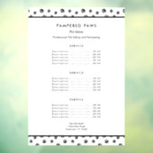 Autocollant Pour Fenêtre Services de salon pour animaux professionnels Empr (Feuille 3)