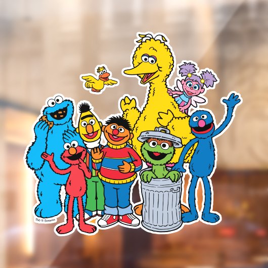Autocollant Pour Fenêtre Sesame Street Pals Wing (Feuille 2)
