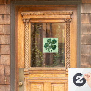 Autocollant Pour Fenêtre Shamrock vert 2025