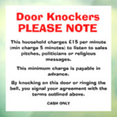 Autocollant Pour Fenêtre Signal antidéflagrant (Feuille 3)