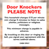 Autocollant Pour Fenêtre Signal antidéflagrant (Feuille 2)