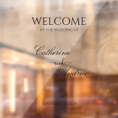 Autocollant Pour Fenêtre Signal d'accueil du Mariage miroir (Feuille 2)