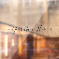 Signature nom simple script affaires propre